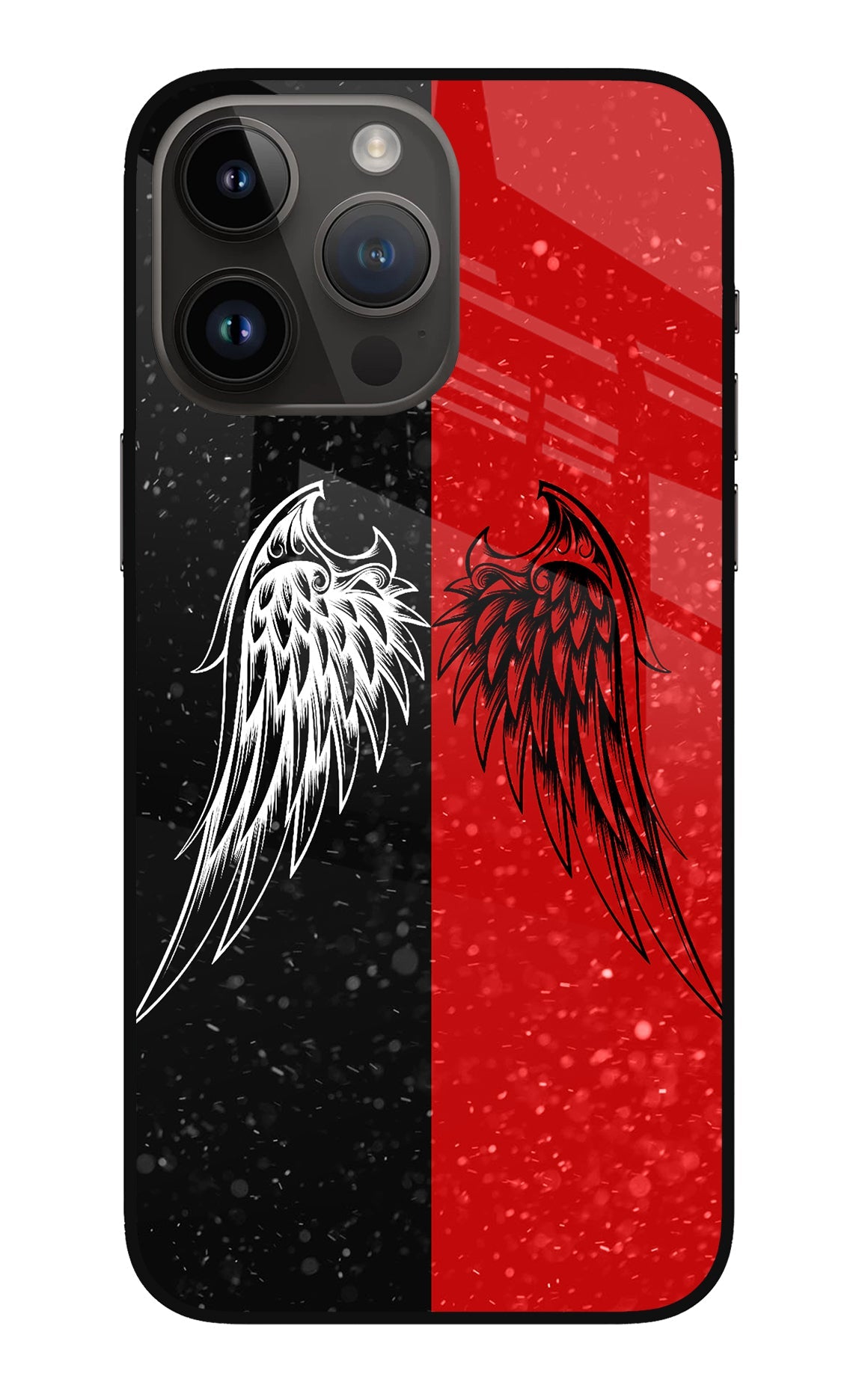 Wings iPhone 14 Pro Max Glass Case