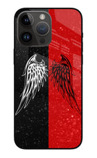 Wings iPhone 14 Pro Max Glass Case Back Cover by Casekaro