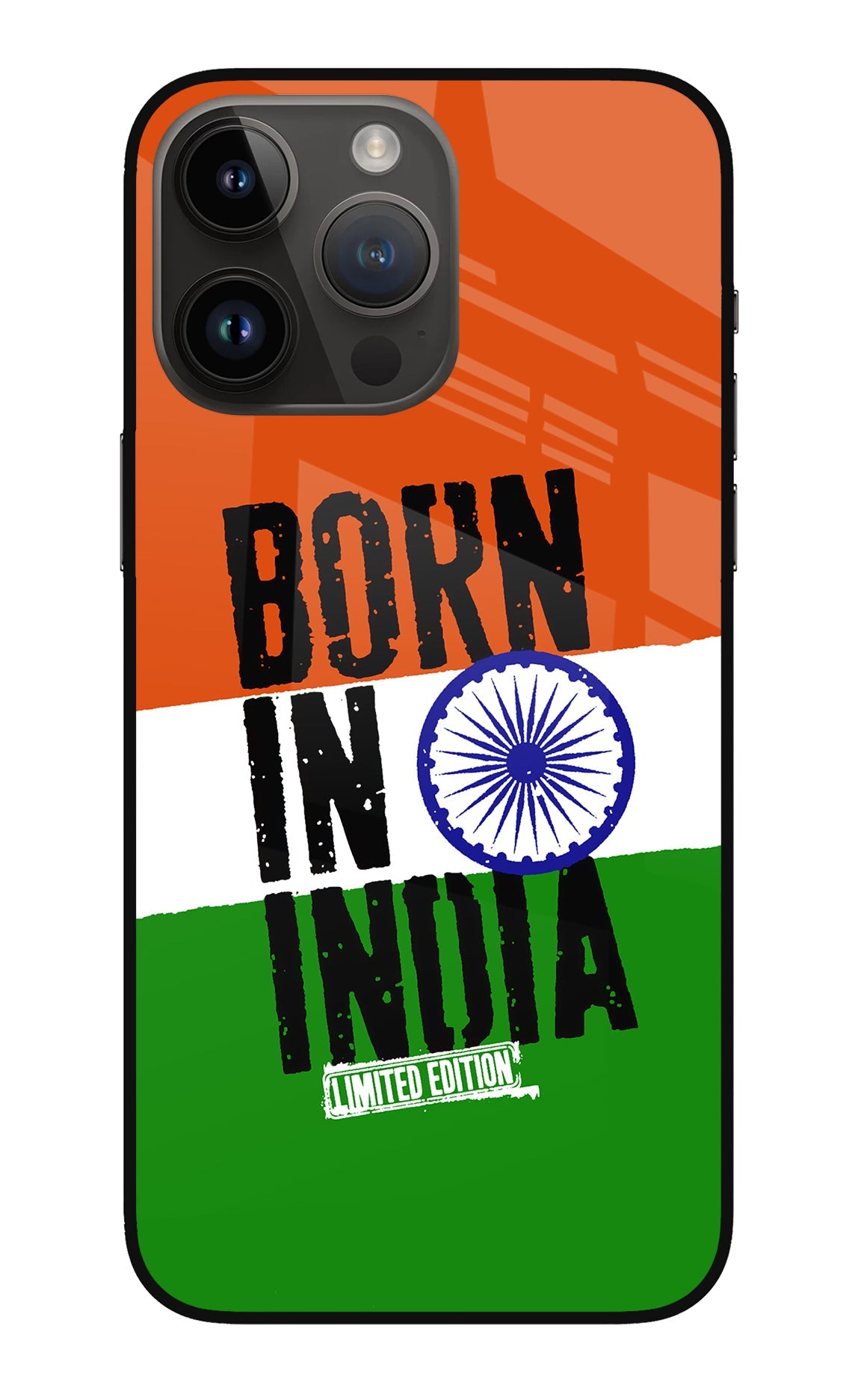 Born in India iPhone 14 Pro Max Glass Case