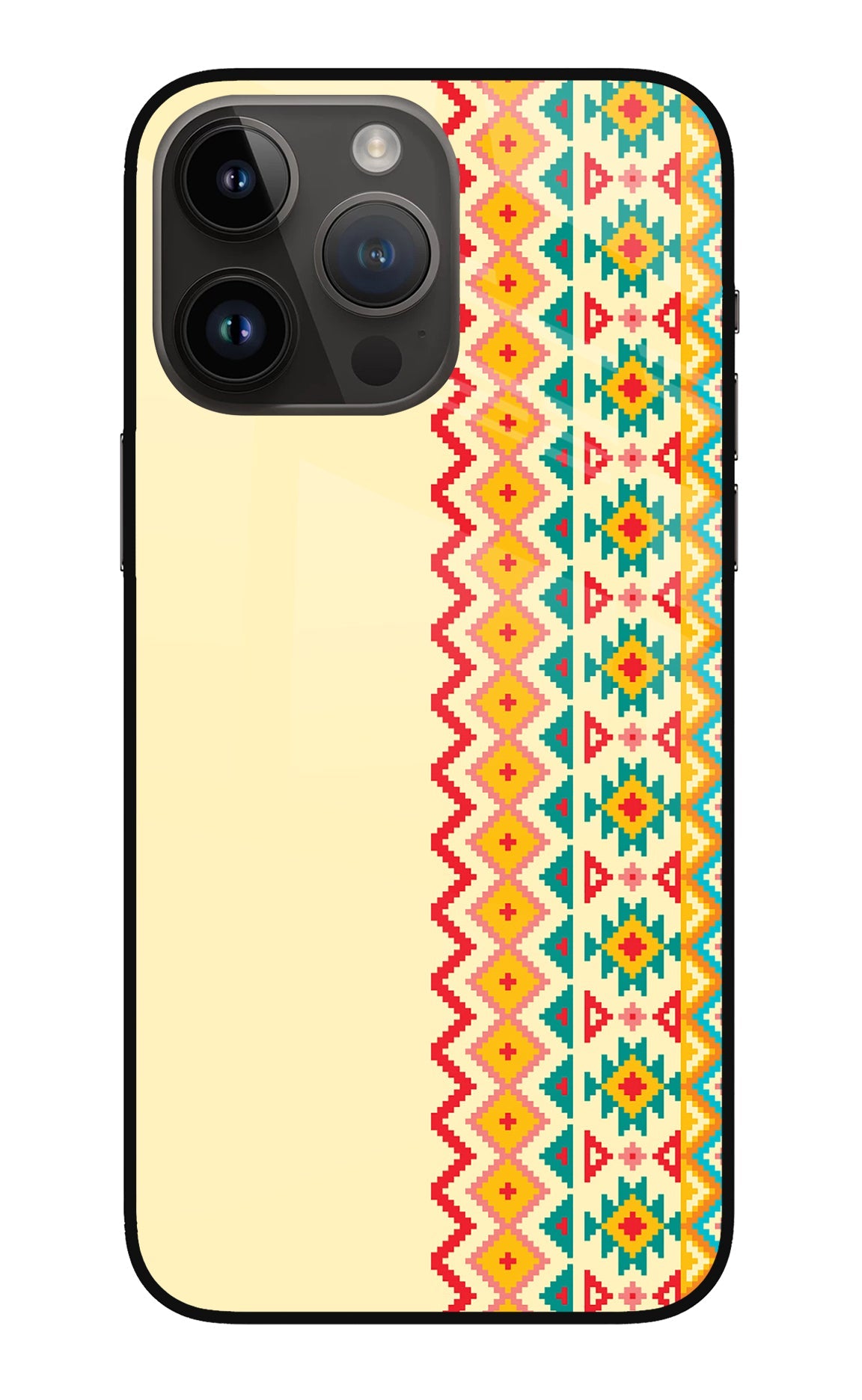 Ethnic Seamless iPhone 14 Pro Max Glass Case