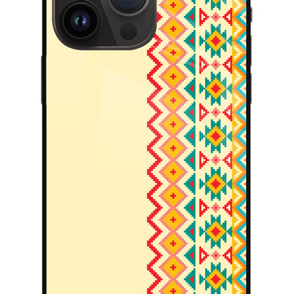 Ethnic Seamless iPhone 14 Pro Max Glass Case