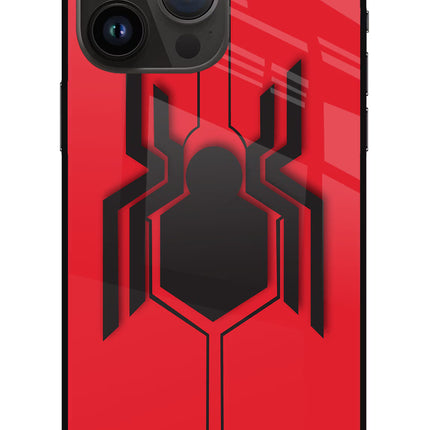 Spider iPhone 14 Pro Max Glass Case Back Cover by Casekaro