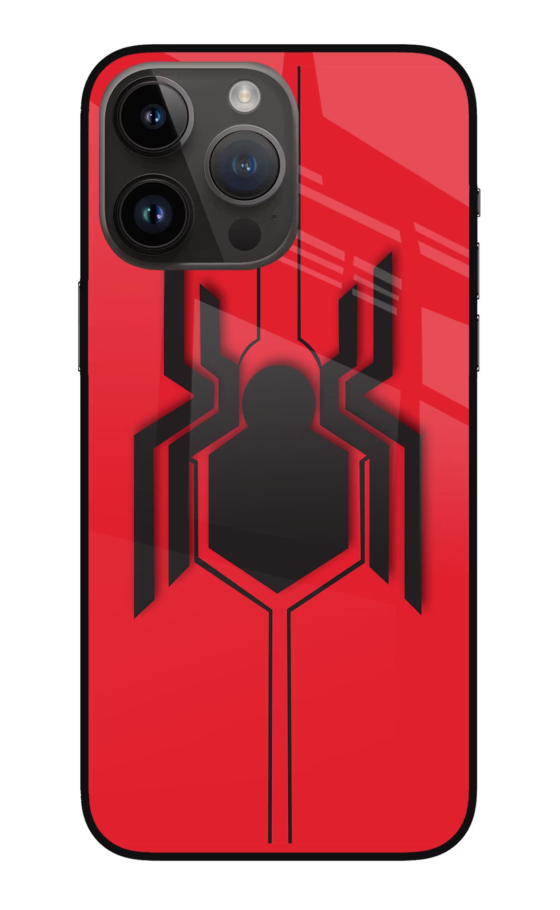 Spider iPhone 14 Pro Max Glass Case Back Cover by Casekaro