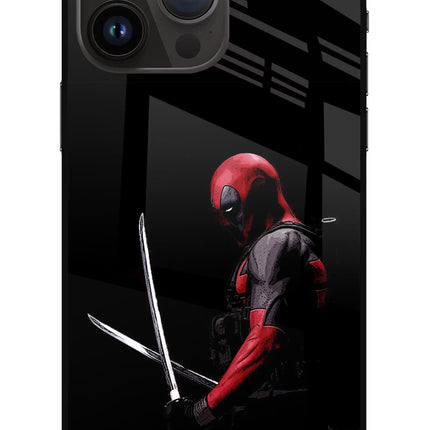 Deadpool iPhone 14 Pro Max Glass Case