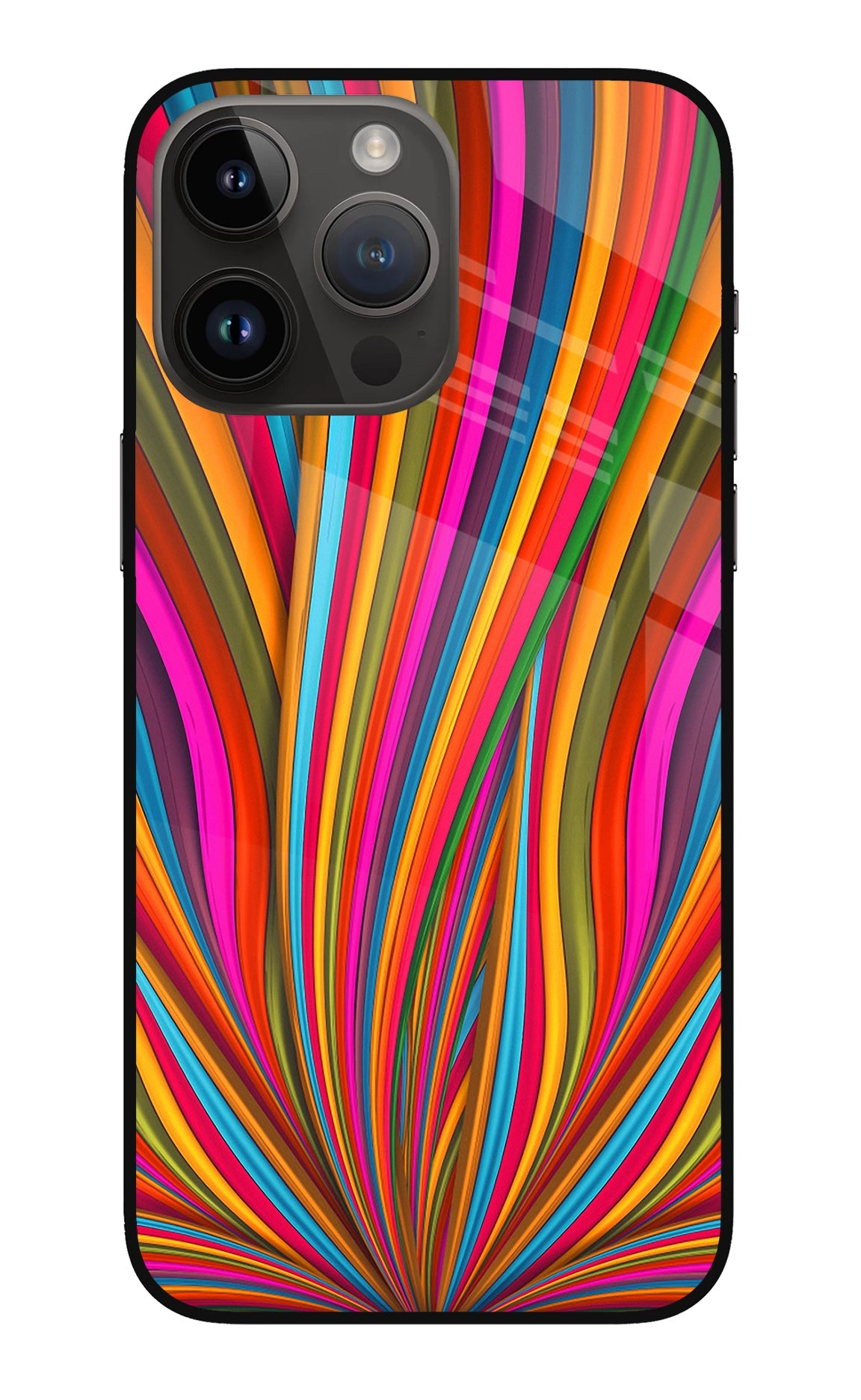 Trippy Wavy iPhone 14 Pro Max Back Cover