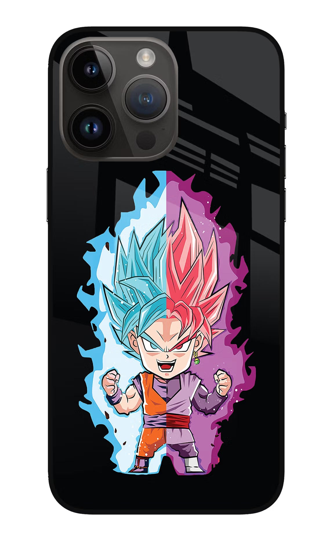 Chota Goku iPhone 14 Pro Max Glass Case