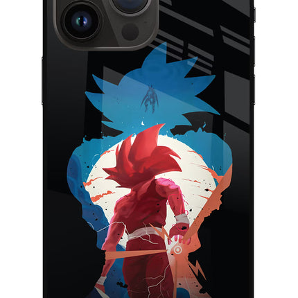 Goku iPhone 14 Pro Max Glass Case Back Cover by Casekaro