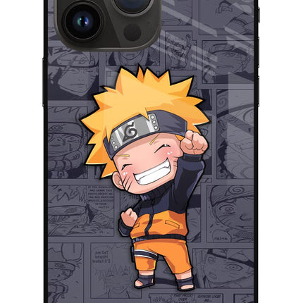 Chota Naruto iPhone 14 Pro Max Glass Case