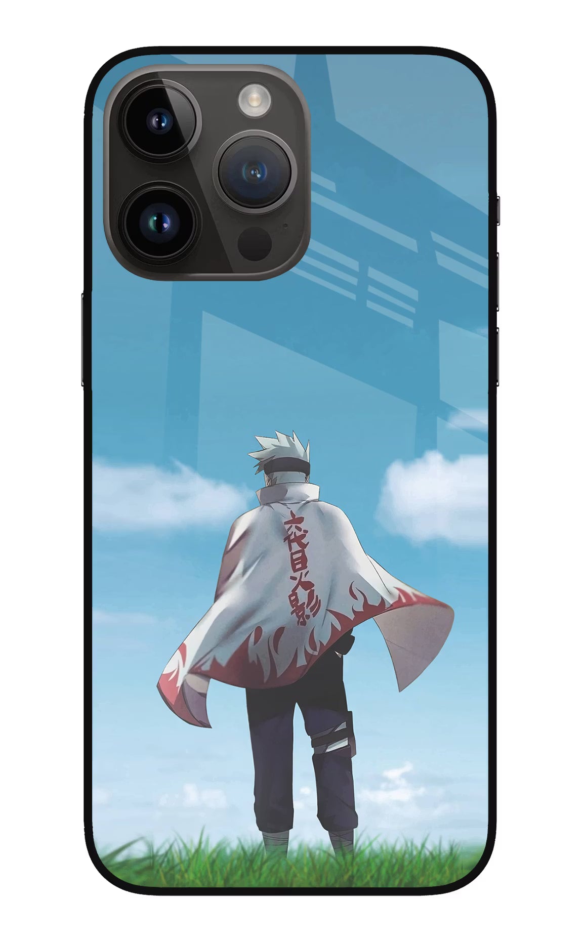 Kakashi iPhone 14 Pro Max Glass Case Back Cover by Casekaro