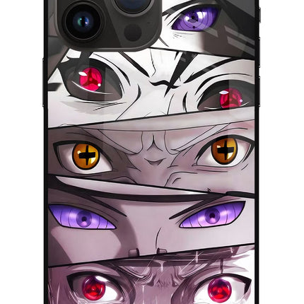 Naruto Anime iPhone 14 Pro Max Glass Case Back Cover by Casekaro