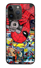 Spider Man iPhone 14 Pro Max Glass Case Back Cover by Casekaro