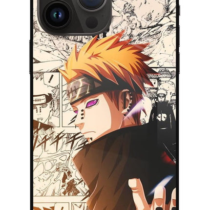 Pain Anime iPhone 14 Pro Max Glass Case