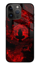 Itachi Uchiha iPhone 14 Pro Max Glass Case