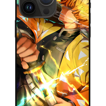 Demon Slayer iPhone 14 Pro Max Glass Case Back Cover by Casekaro