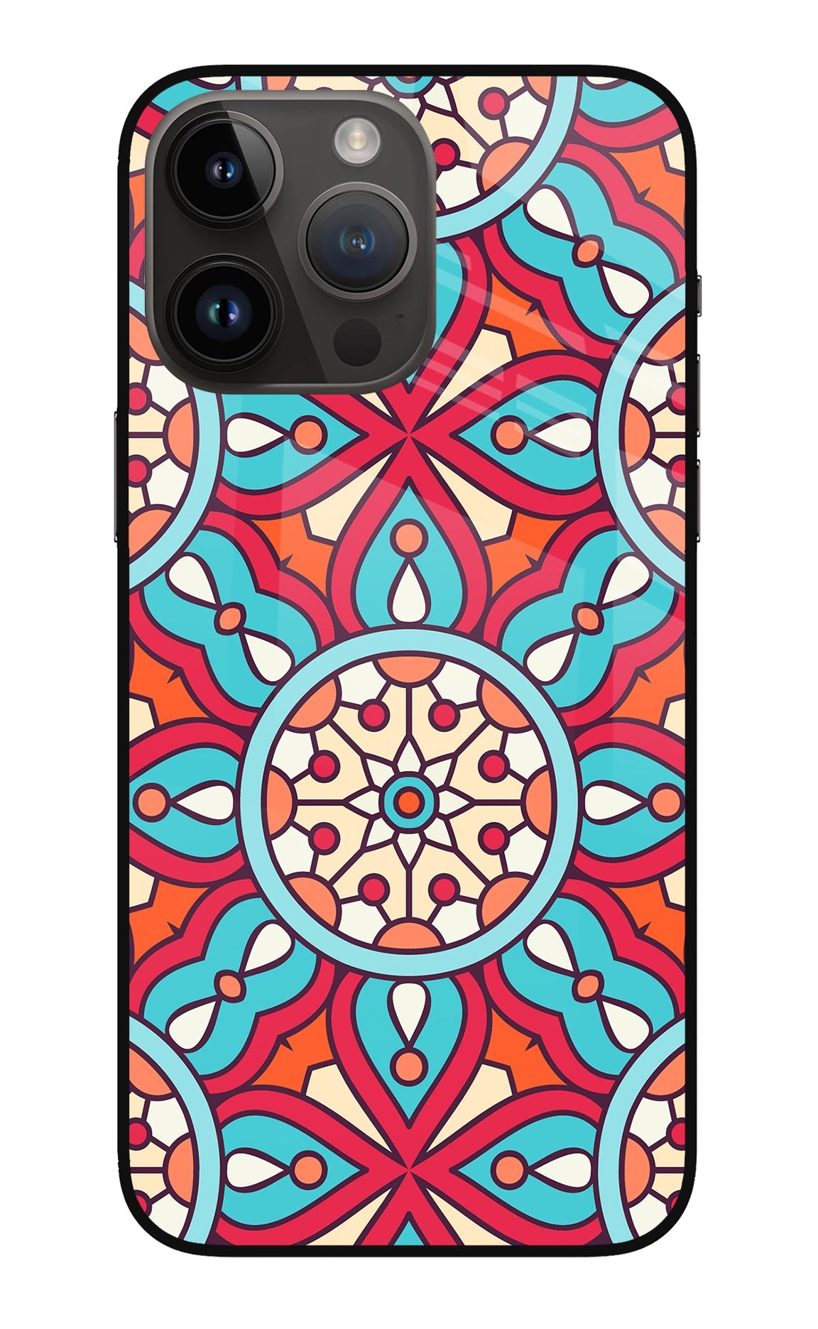 Mandala Geometric iPhone 14 Pro Max Back Cover