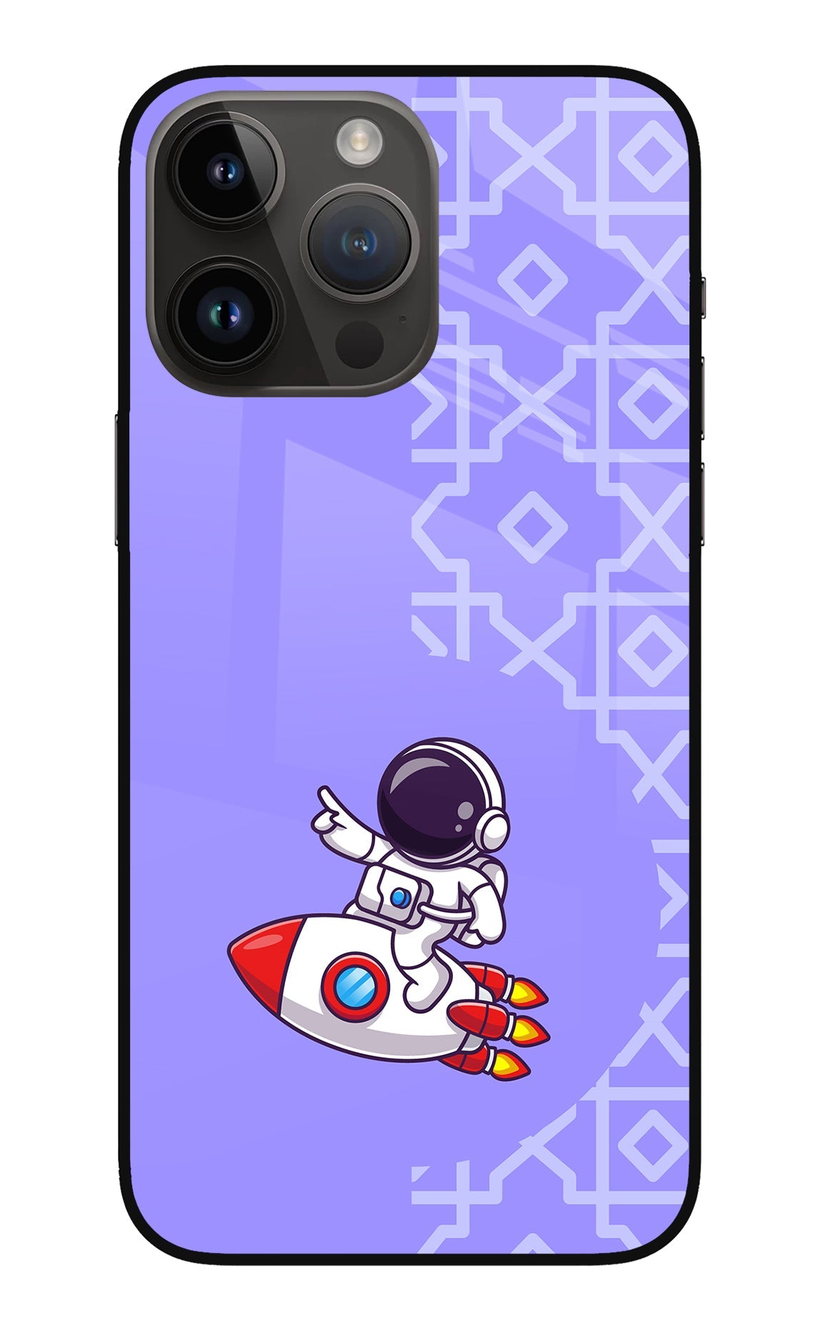 Cute Astronaut iPhone 14 Pro Max Back Cover