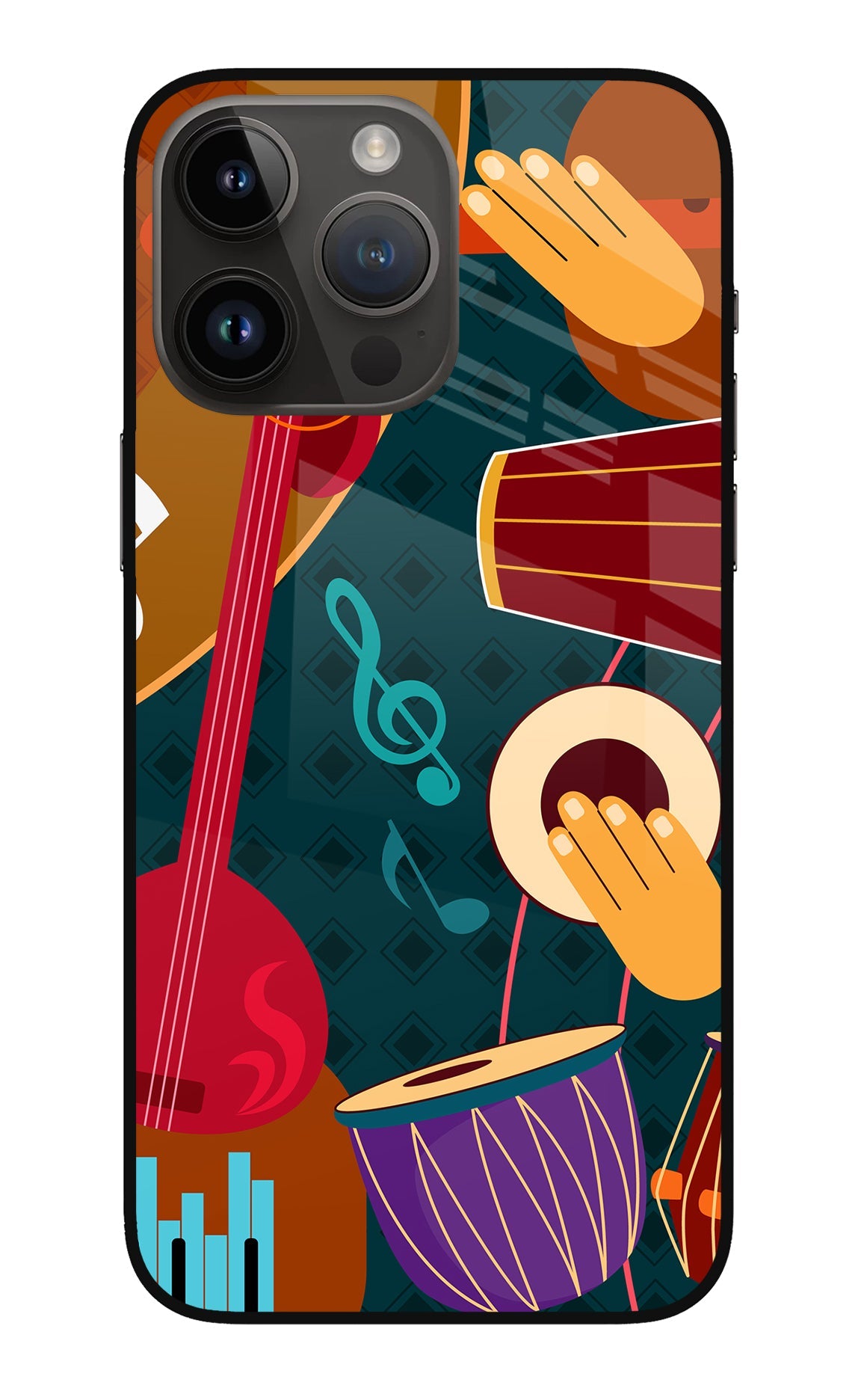 Music Instrument iPhone 14 Pro Max Back Cover