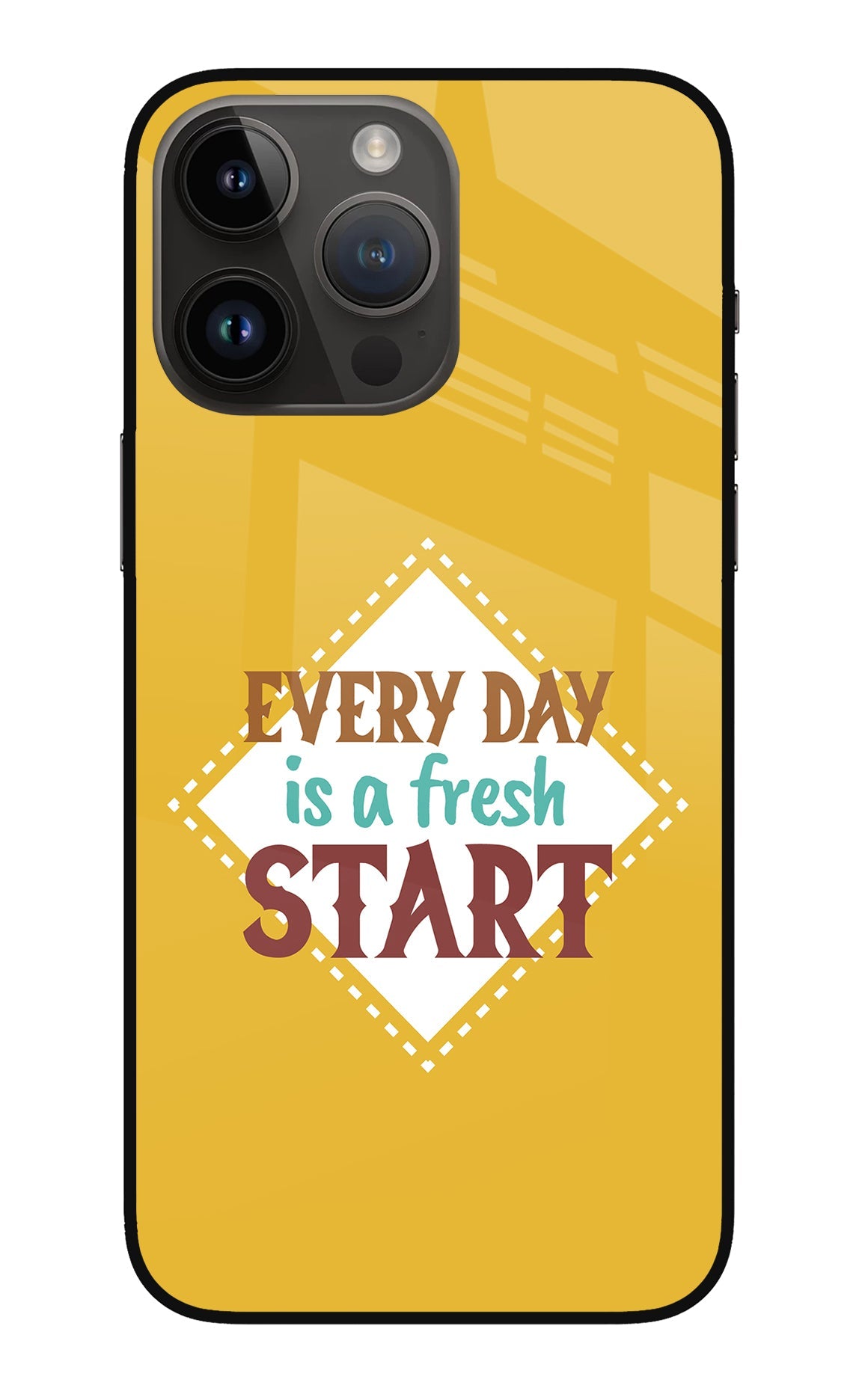 Every day is a Fresh Start iPhone 14 Pro Max Back Cover