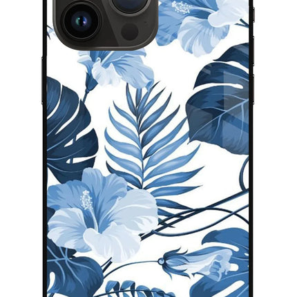 Fabric Art iPhone 14 Pro Max Glass Case