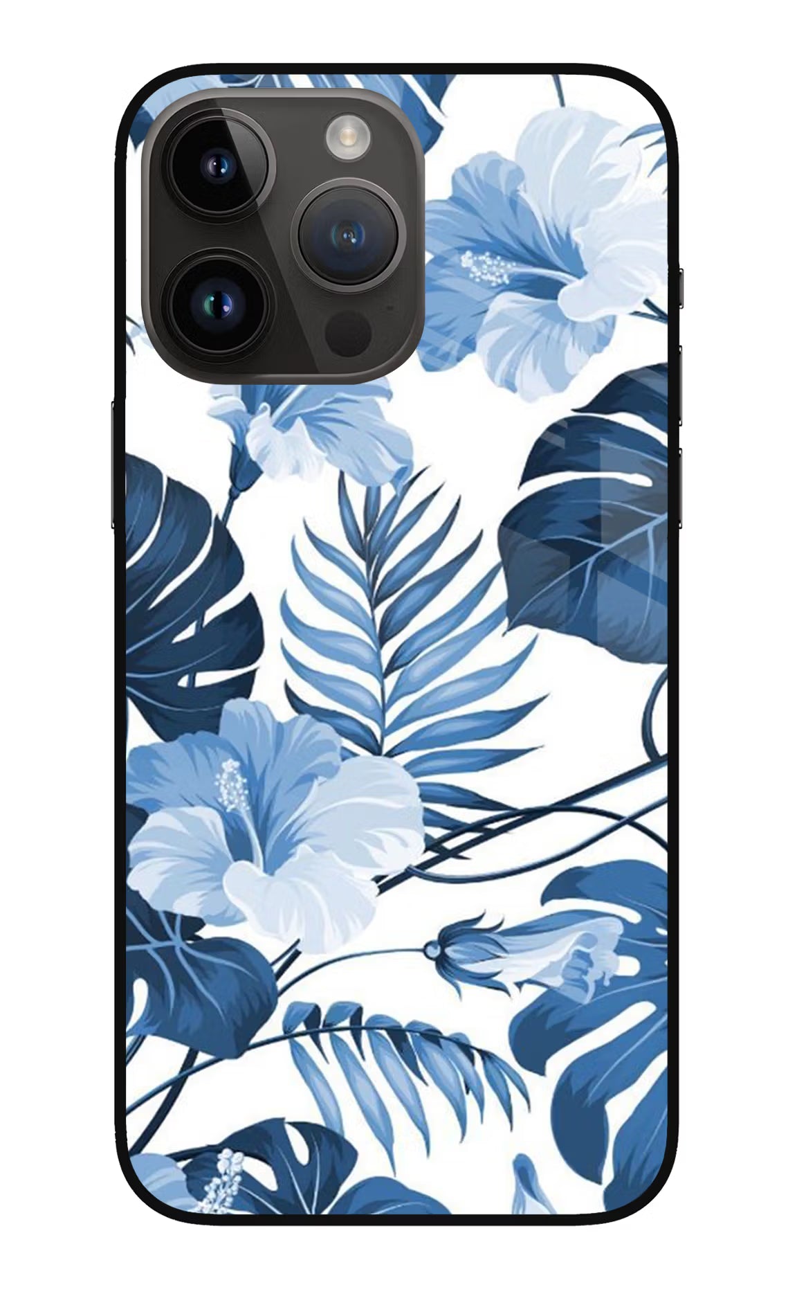 Fabric Art iPhone 14 Pro Max Glass Case Back Cover by Casekaro