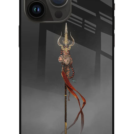 Shiv Trishul iPhone 14 Pro Max Glass Case