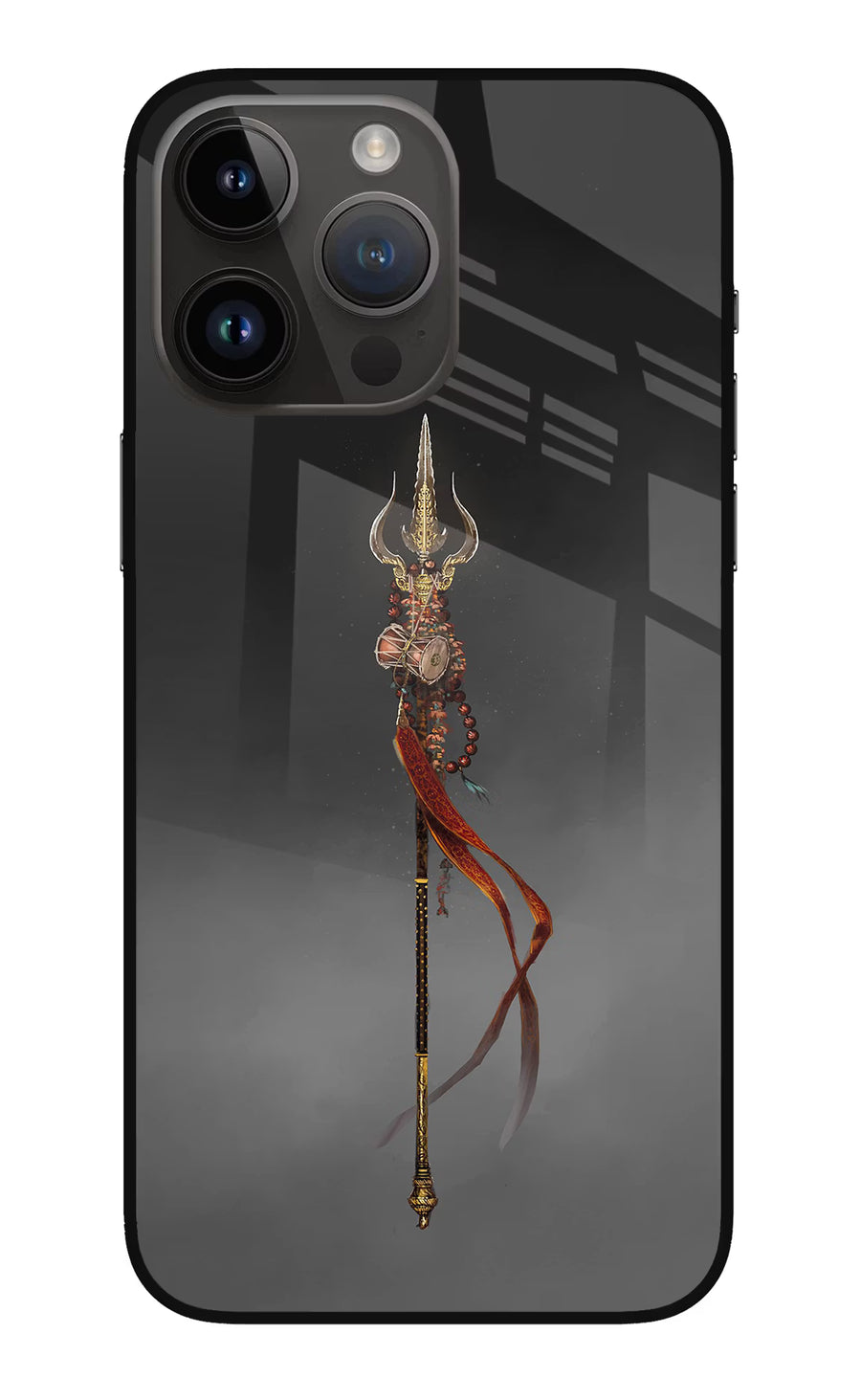 Shiv Trishul iPhone 14 Pro Max Back Cover, Metal case