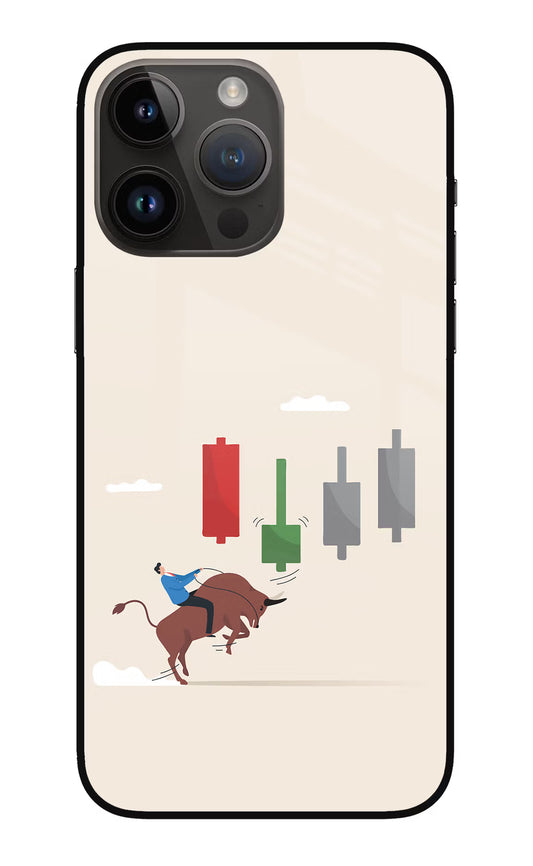 Bull Trading Momentum iPhone 14 Pro Max Glass Case