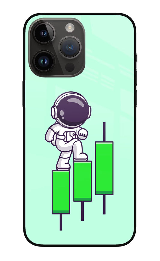 Astronaut Trader iPhone 14 Pro Max Glass Case