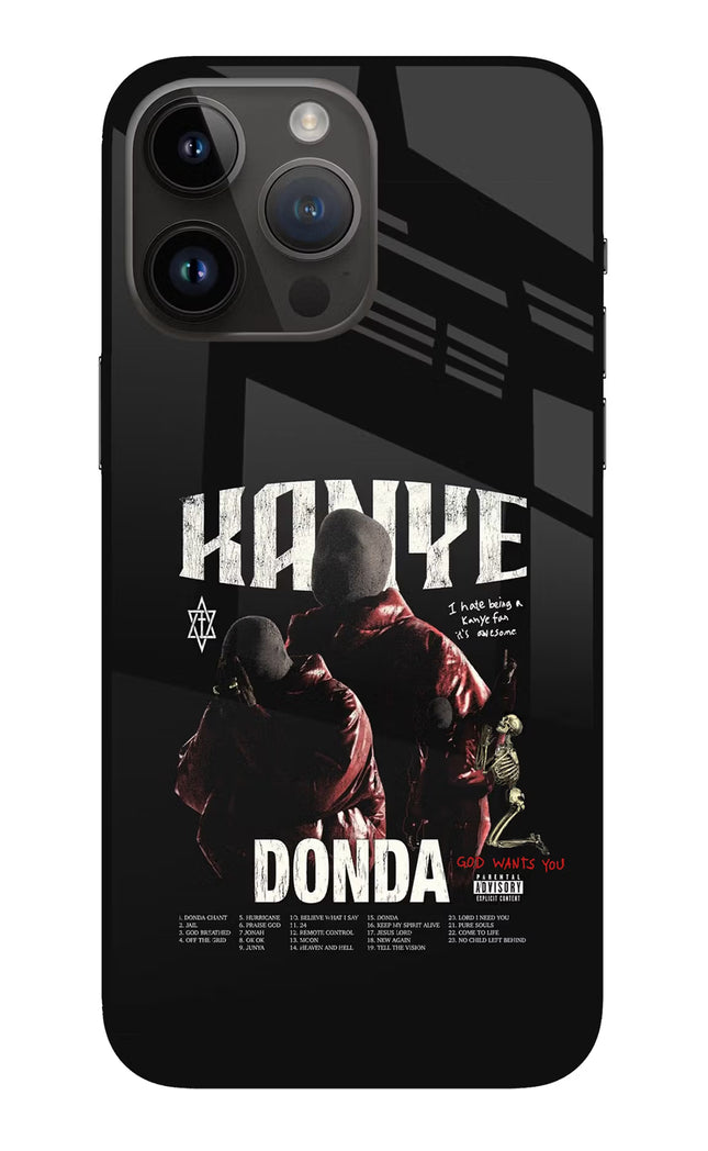 Donda Kanye West iPhone 14 Pro Max Glass Case