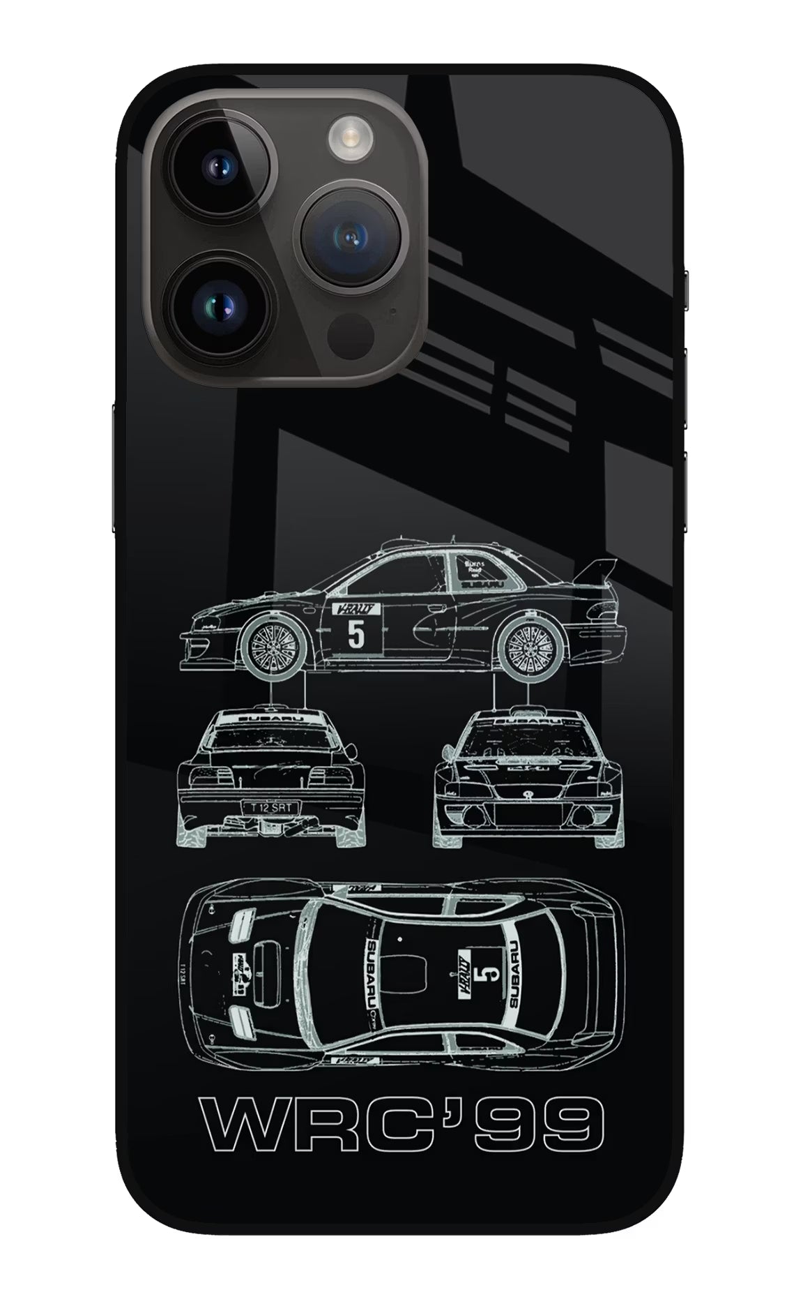 WRC'99 iPhone 14 Pro Max Glass Case