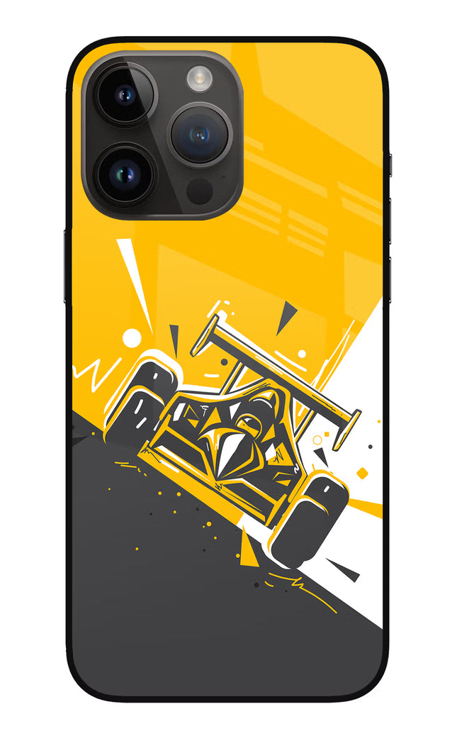 Track King iPhone 14 Pro Max Glass Case