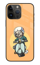Undead Biker iPhone 14 Pro Max Glass Case
