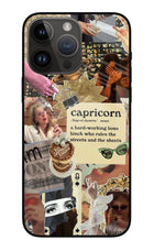 Capricorn Zodiac iPhone 14 Pro Max Glass Case