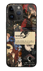 Scorpio Zodiac iPhone 14 Pro Max Glass Case