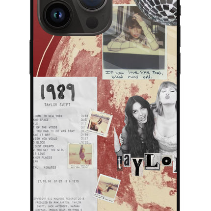 Taylor Swift iPhone 14 Pro Max Glass Case