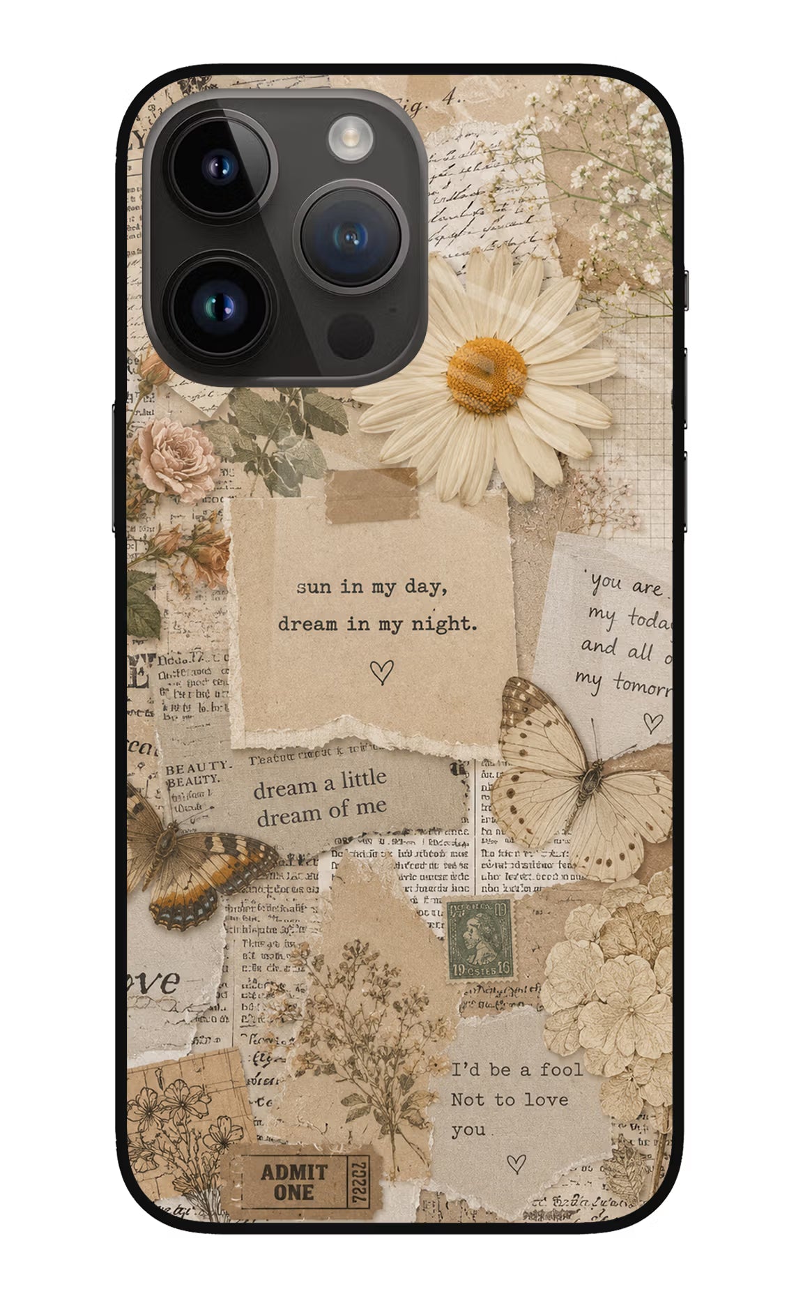 Vintage case iPhone 14 Pro Max Glass Case