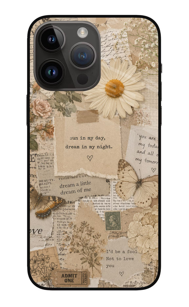 Vintage case iPhone 14 Pro Max Glass Case