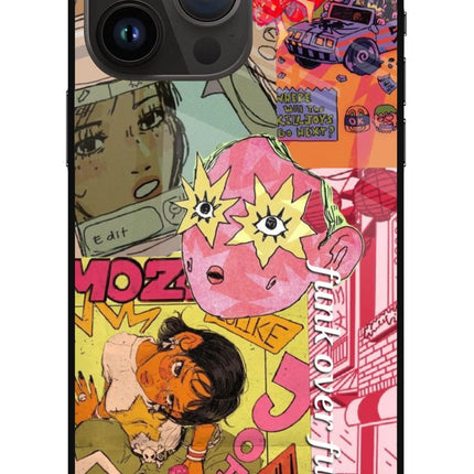 Funkover iPhone 14 Pro Max Glass Case