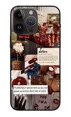 Zodiac Aries iPhone 14 Pro Max Glass Case
