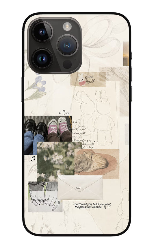 Soft Aesthetic iPhone 14 Pro Max Glass Case
