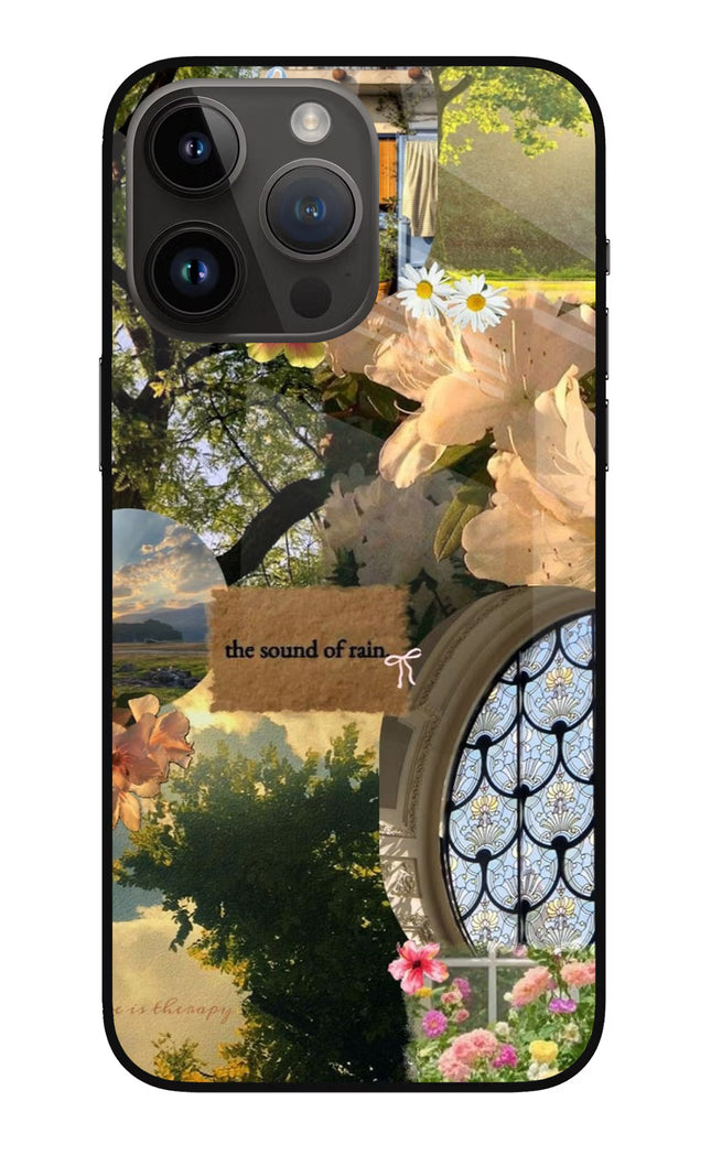Rain iPhone 14 Pro Max Glass Case