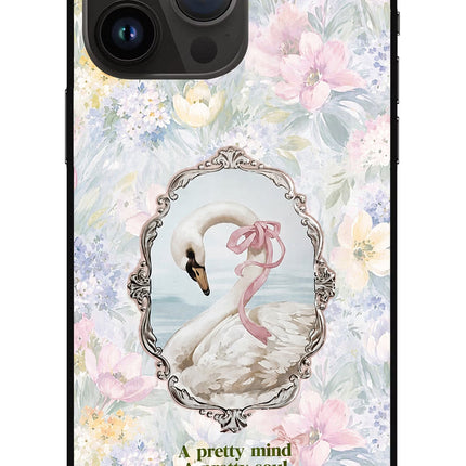 Pretty Mind Pretty Soul iPhone 14 Pro Max Glass Case