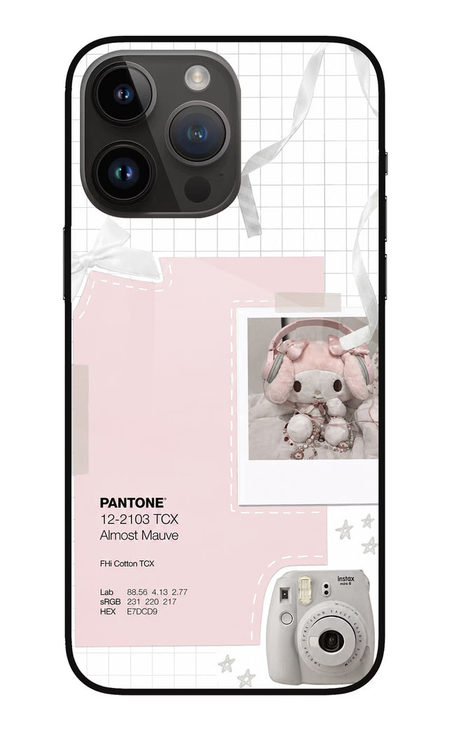 Pantone Asthetic iPhone 14 Pro Max Glass Case
