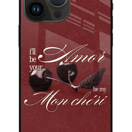 Velvet Cherry iPhone 14 Pro Max Glass Case