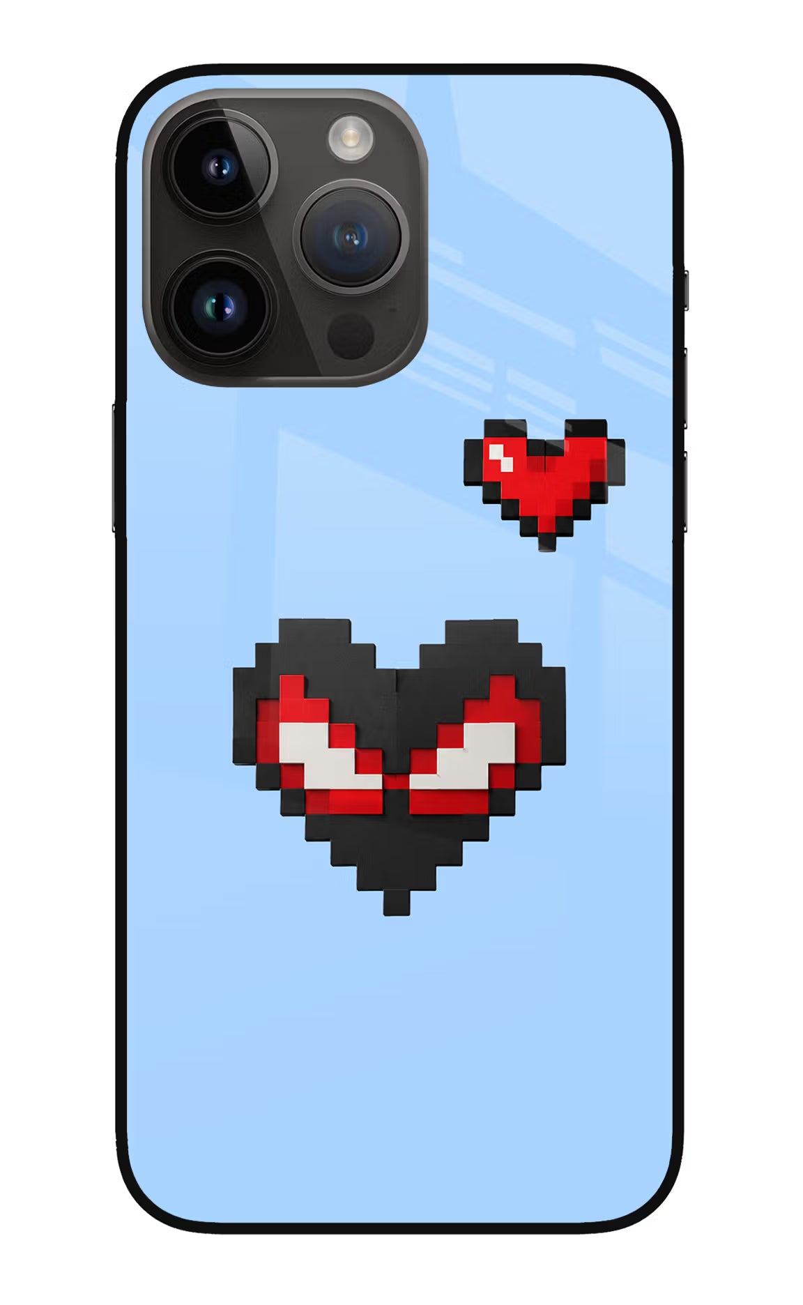 Peter Heart iPhone 14 Pro Max Glass Case