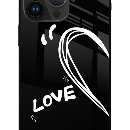 Love Line iPhone 14 Pro Max Glass Case