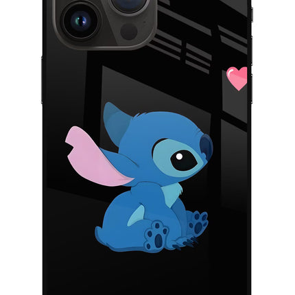 Stitch Crush iPhone 14 Pro Max Glass Case