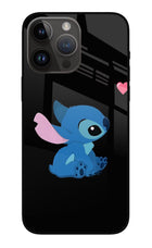 Stitch Crush iPhone 14 Pro Max Glass Case
