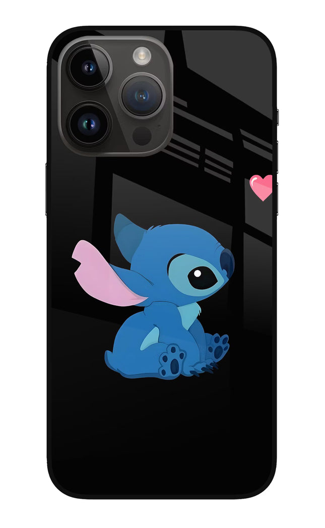Stitch Crush iPhone 14 Pro Max Glass Case