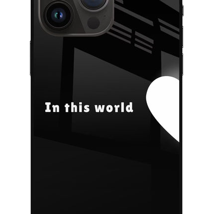 This World iPhone 14 Pro Max Glass Case